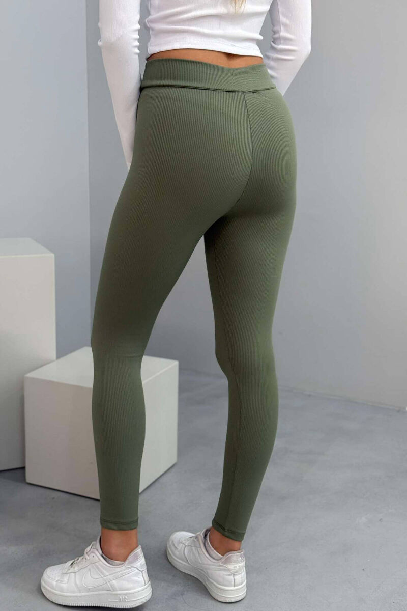 SIMPLE WOMEN LEGGINGS IN MINT COLOR - 3