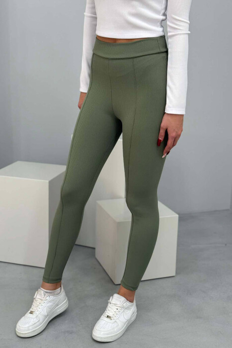 SIMPLE WOMEN LEGGINGS IN MINT COLOR - 4