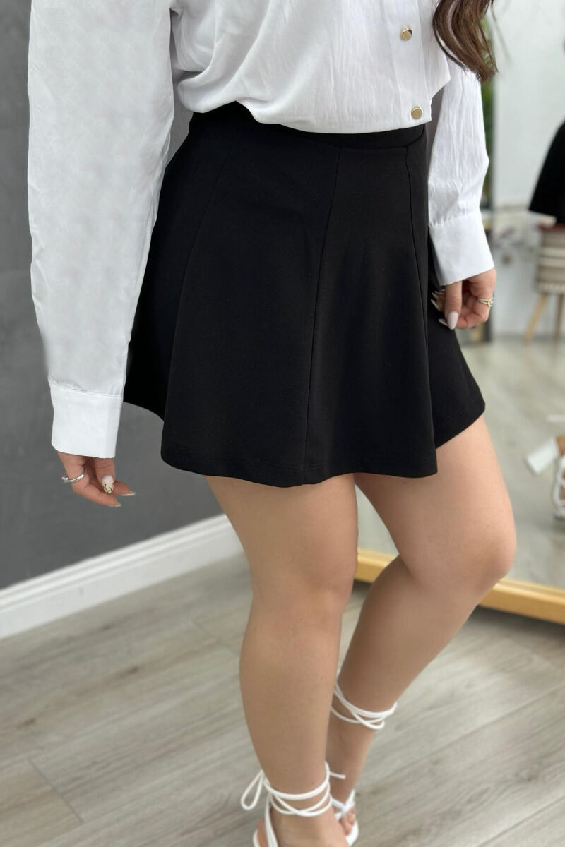 SIMPLE WOMEN SKIRT BLACK/ E ZEZE - 3