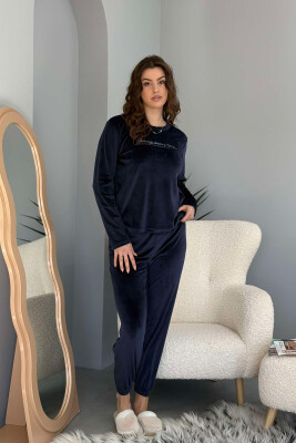 SIMPLE WRITTINGS WOMEN PYJAMAS DARK BLUE/BEE 