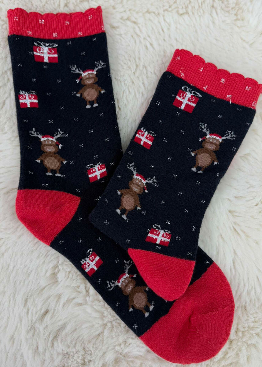 SINGLE CHRISTMAS WOMEN SOCKS BLACK/ E ZEZE - 3