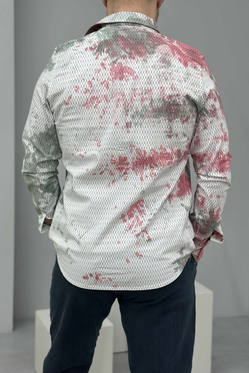 SINGLE POCKET DETAIL LONG SLEEVES MEN SHIRT MULTIPLE/SHNGJ - 2