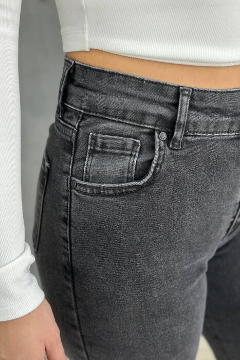 SKINNY HIGHT WAIST WOMAN JEAN DARK GREY/GEE - 2