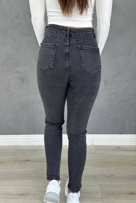 SKINNY HIGHT WAIST WOMAN JEAN DARK GREY/GEE - 5