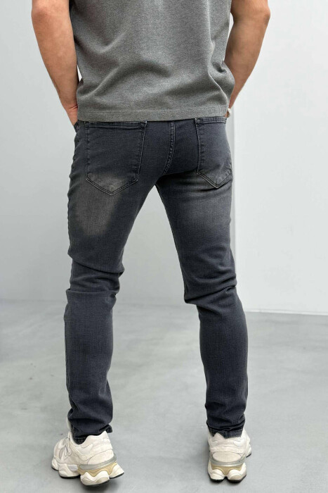 SKINNY MEN JEANS IN DARK GREY COLOR - 2