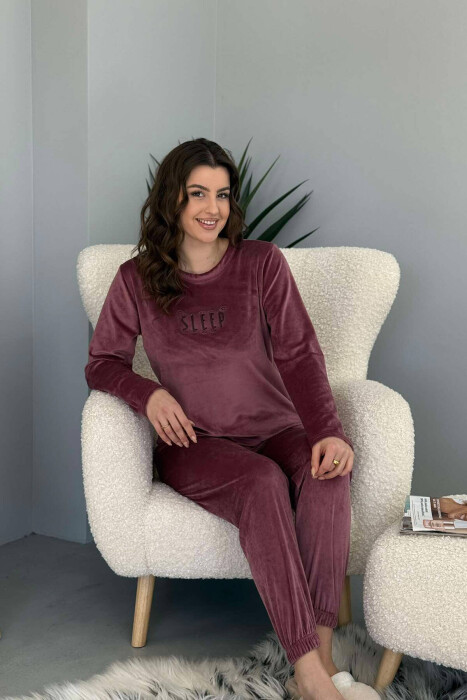 SLEEP WRITTING WOMEN PYJAMAS IN VINEGAR COLOR - 2