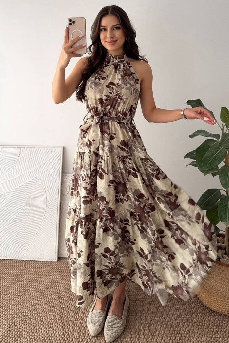 SLEEVELESS LONG WOMAN DRESS MULTIPLE/SHNGJ - 2