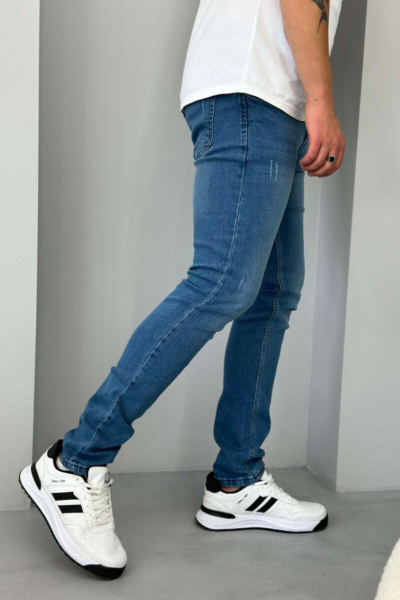 SLIM FIT DENIM MEN JEANS LIGHTBLUE/BZ - 2