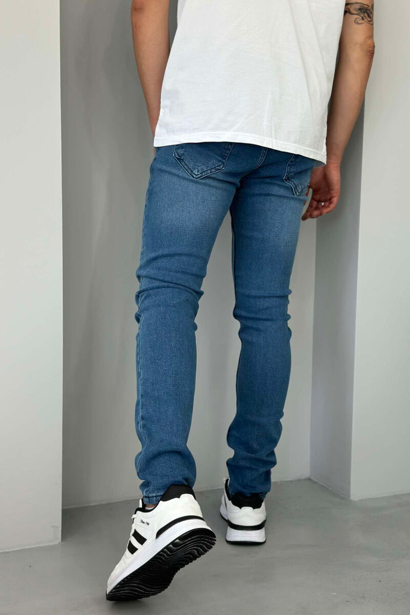 SLIM FIT DENIM MEN JEANS LIGHTBLUE/BZ - 4