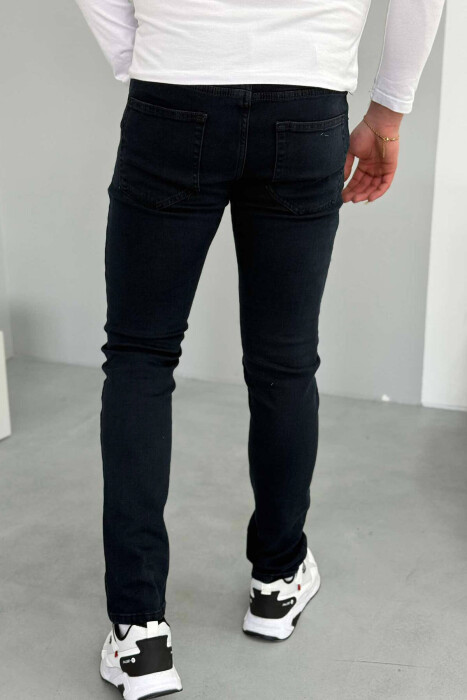 SLIM FIT MEN JEANS IN DARK BLUE COLOR - 3