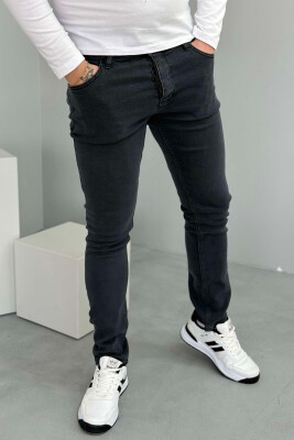 SLIM FIT ONE COLOR SIMPLE MEN JEANS GREY/GRI 