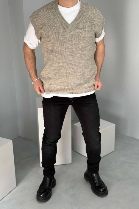 SLIM FIT SIMPLE MEN JEANS BLACK/ E ZEZE - KLAUDIO FASHION