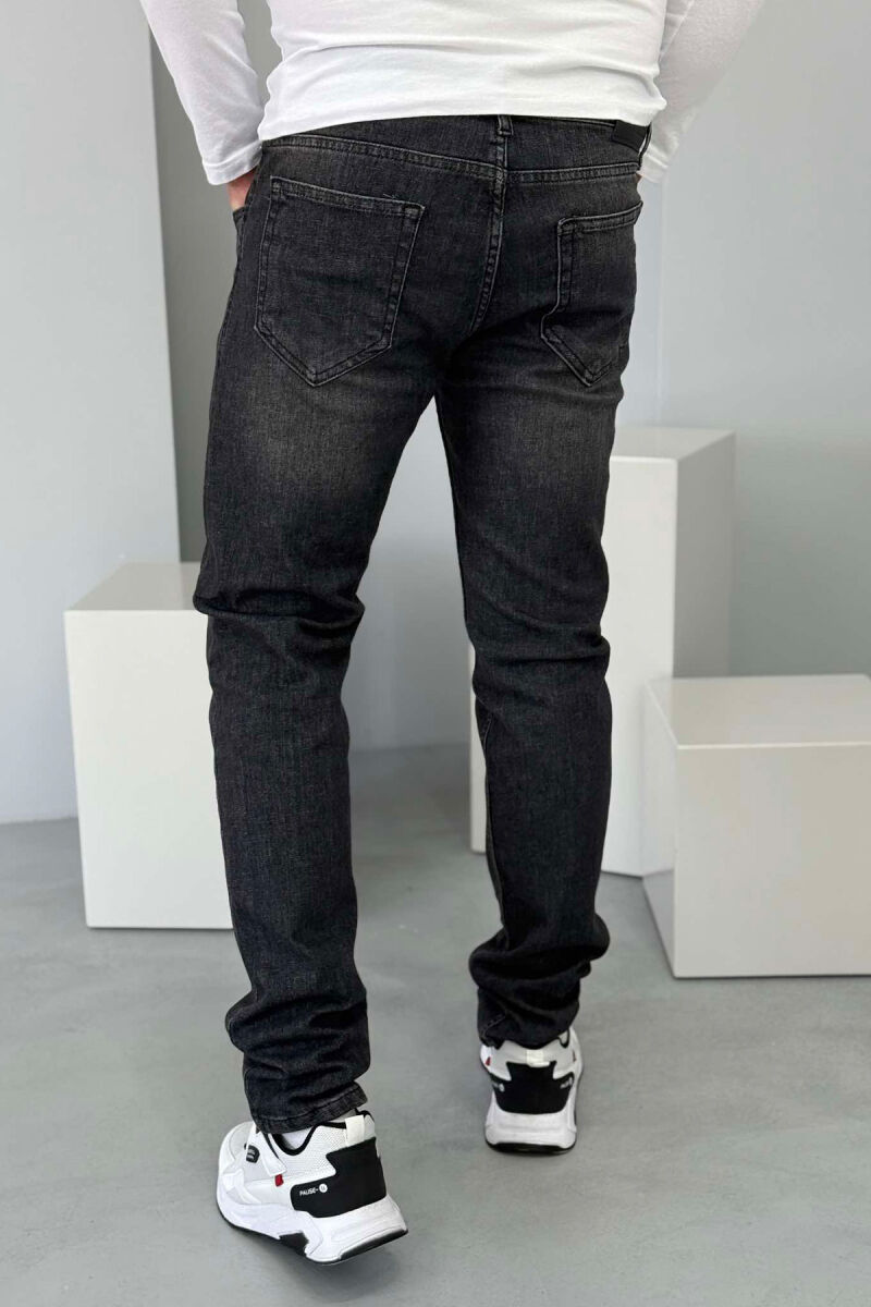 SLIM FIT SIMPLE MEN JEANS GREY/GRI - 2