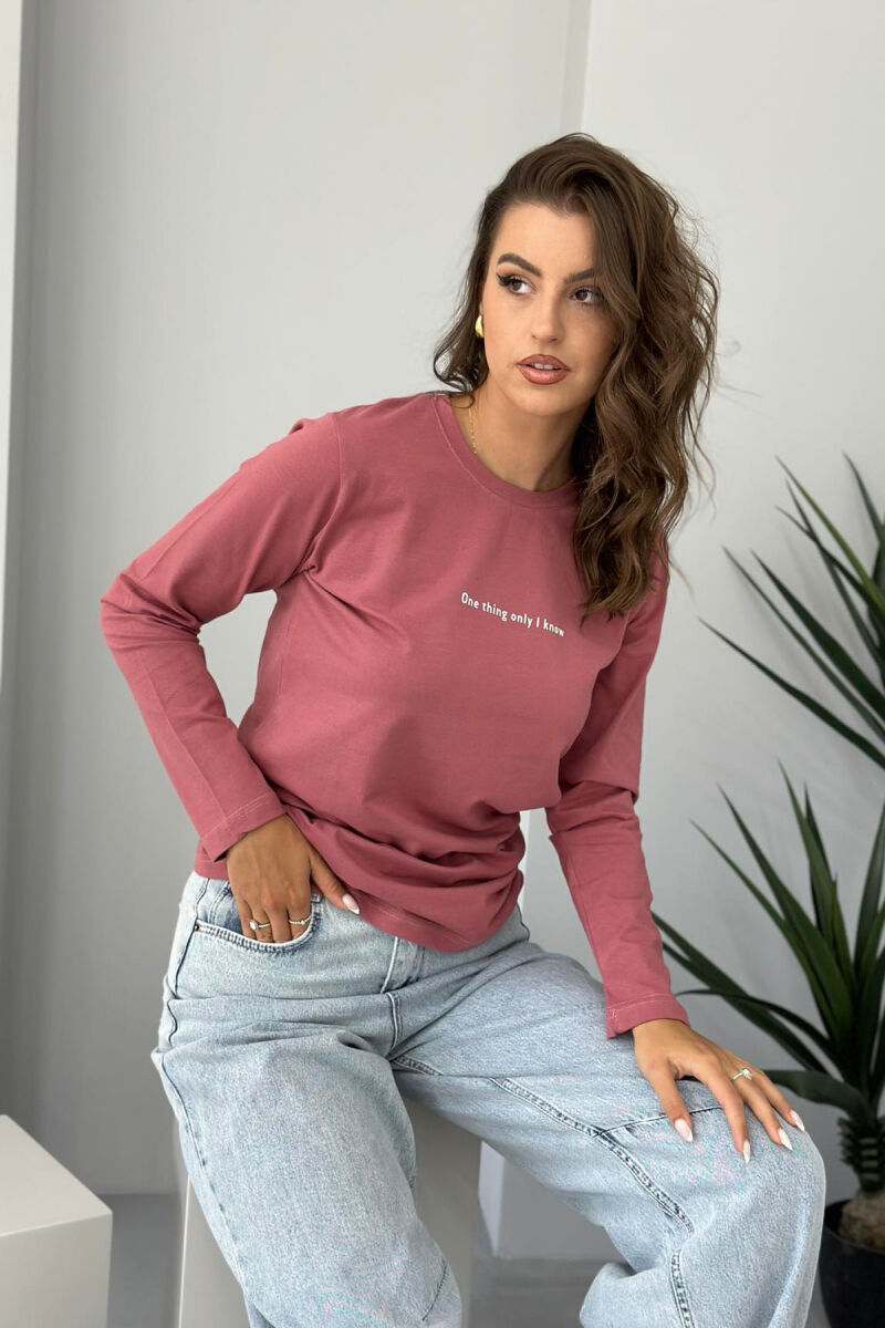 SMALL FRONT WRITTINGS WOMEN SWEATSHIRT VINEGAR/UTHULL - 2