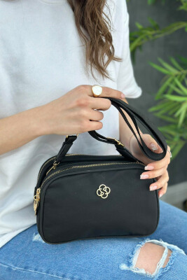 SMALL SIPPER WOMAN BAG BLACK/ E ZEZE 