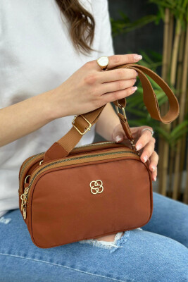 SMALL SIPPER WOMAN BAG BROWN/KAFE 