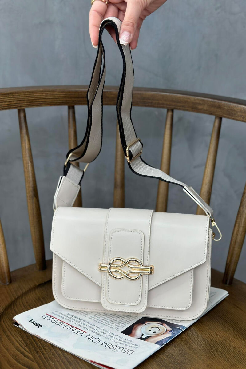 SMALL WOMAN BAG CREAM/KREM - 1