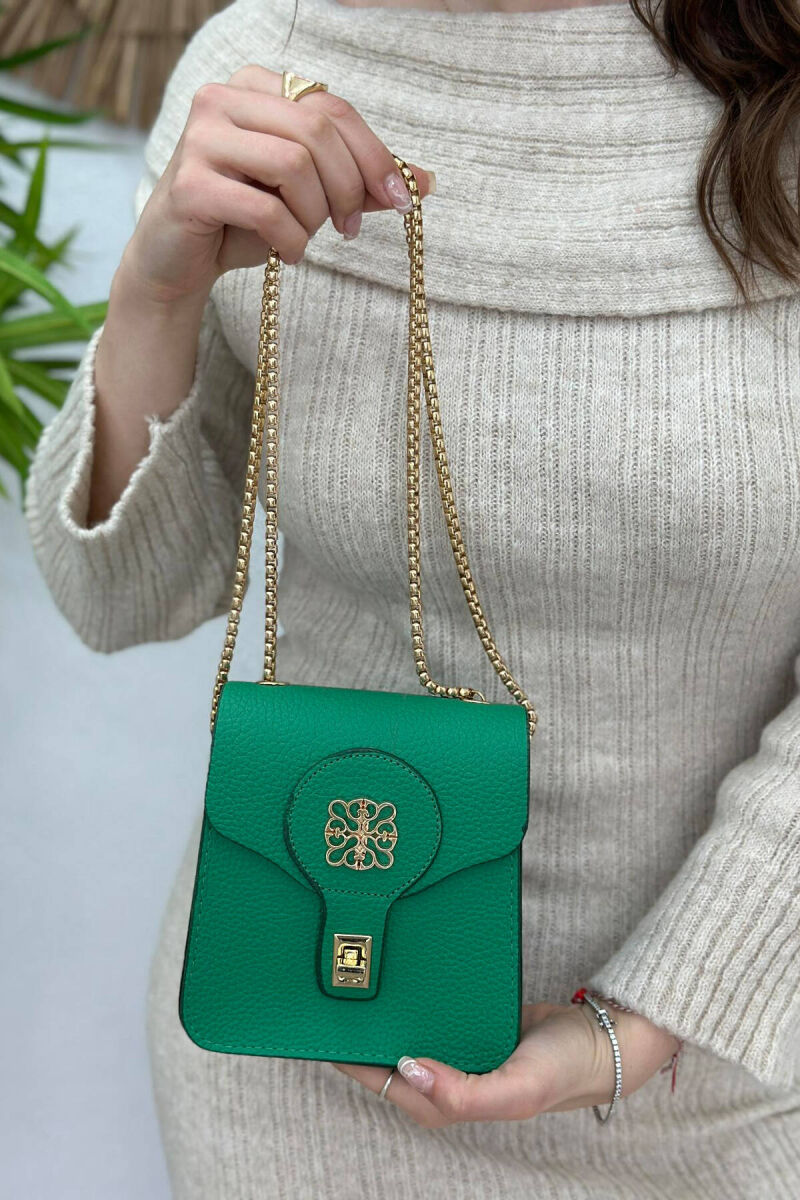 SMALL WOMAN BAG GREEN/JESHILE - 1