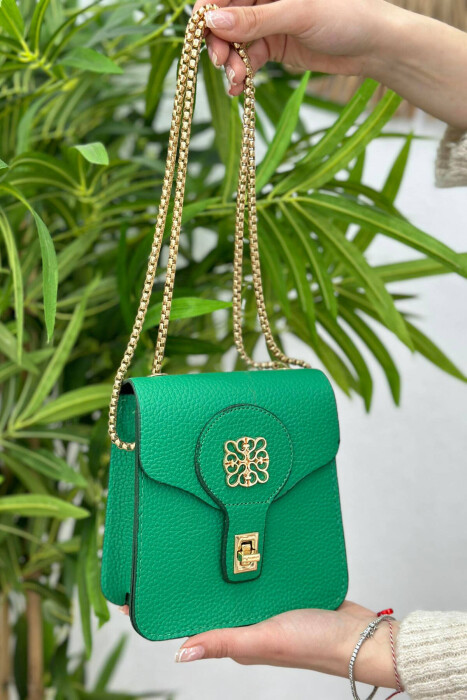 SMALL WOMAN BAG GREEN/JESHILE - 2