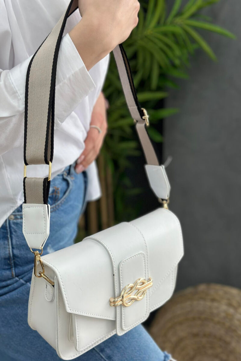 SMALL WOMAN BAG WHITE-E BARDHE - 2