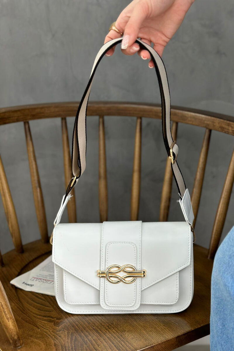 SMALL WOMAN BAG WHITE-E BARDHE - 3