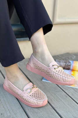 SPACE ONE COLOR WOMAN LOAFERS POWDER/PUDER 