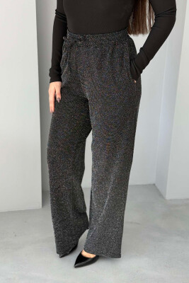 SPARKLE WOMAN TROUSERS BLACK/ E ZEZE 