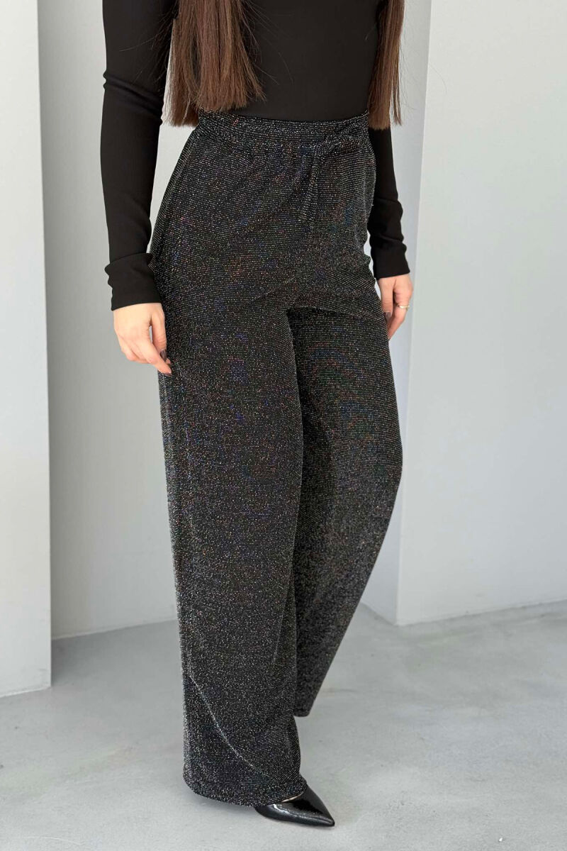 SPARKLE WOMAN TROUSERS BLACK/ E ZEZE - 3