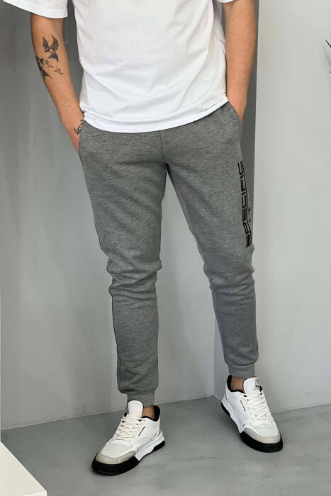 SPECIFIC SIMPLE MEN SWEATPANTS IN GREY COLOR - 2