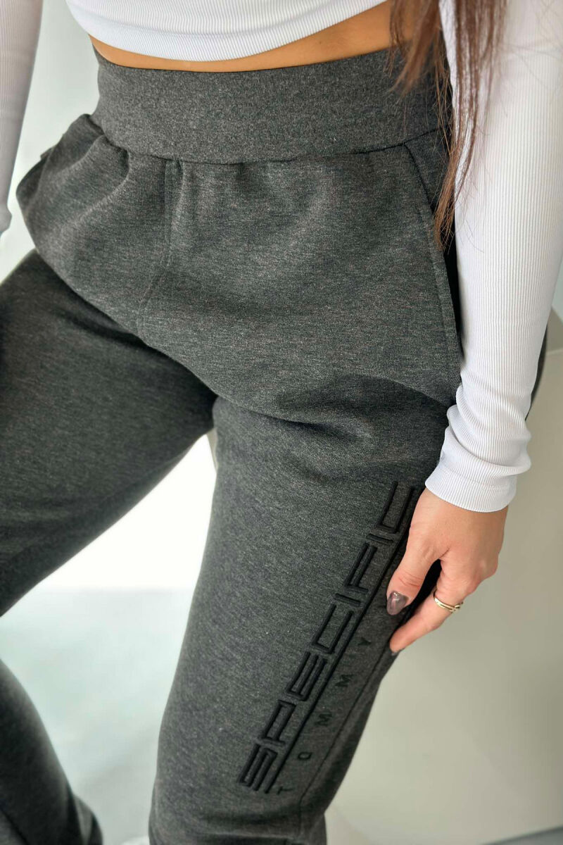 SPECIFIC SIMPLE WOMEN SWEATPANTS DARK GREY/GEE - 5