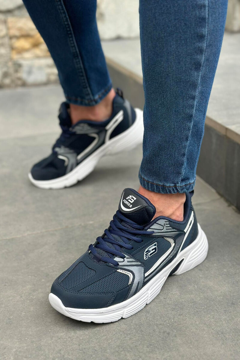 SPORT COMFY MAN SNEAKERS DARKBLUE/WHITE-BEEBA - 3