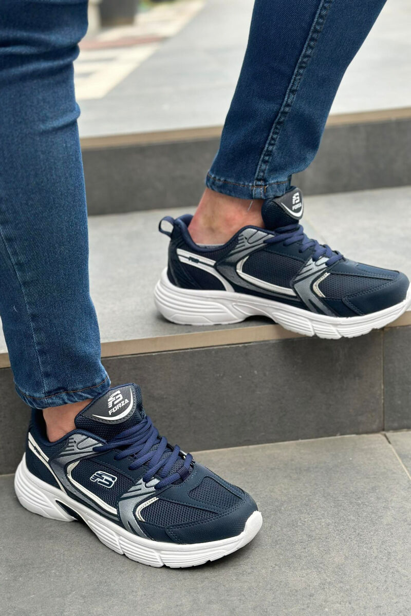 SPORT COMFY MAN SNEAKERS DARKBLUE/WHITE-BEEBA - 4