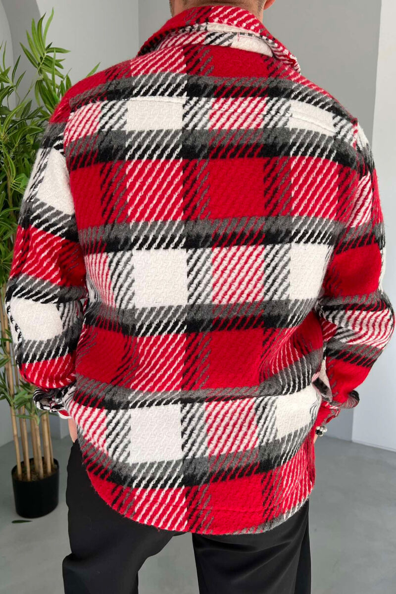 SQUARE WARM MEN SHIRT RED/E KUQE - 3