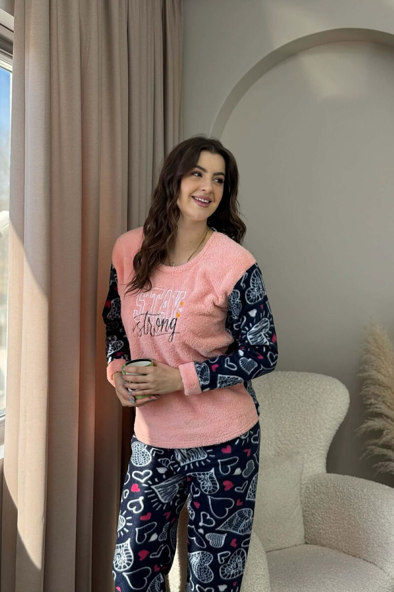 STAY STRONG WRITINGS POLAR WOMAN BLOUSE+ TROUSERS PIJAMAS POWDER/PUDER - 7