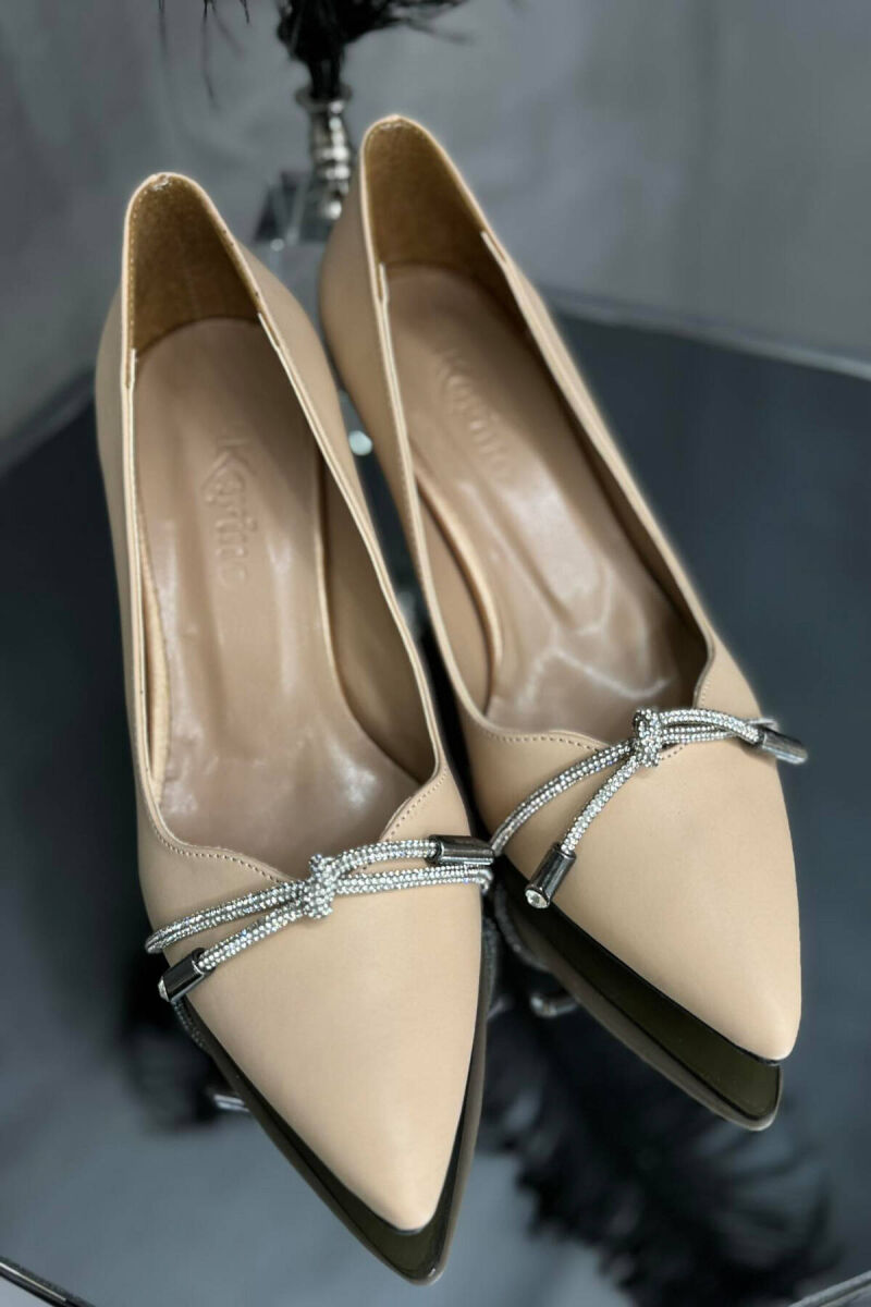 STONES ONE COLOR WOMAN HEELS BEIGE/BEZHE - 3