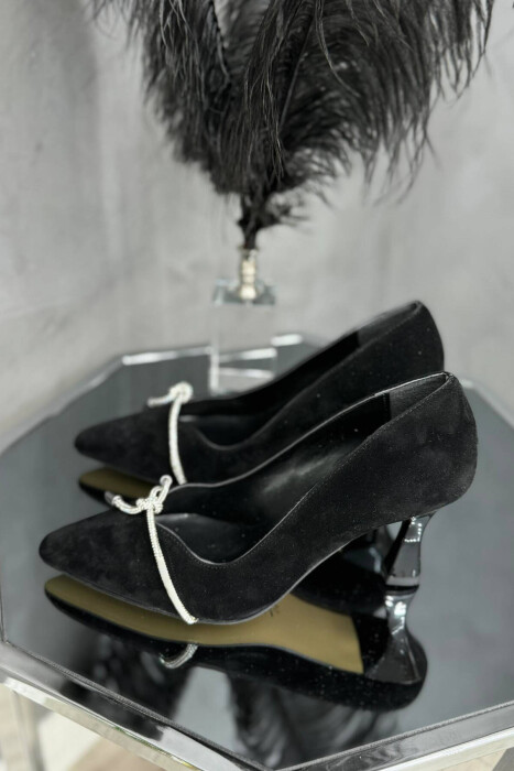 STONES ONE COLOR WOMAN HEELS BLACK/ E ZEZE - 3