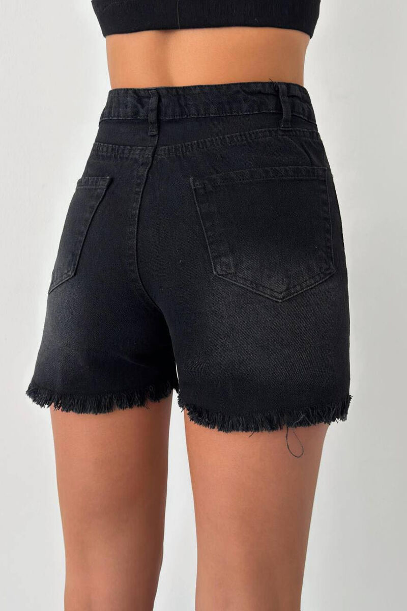 STONES WOMAN SHORTS JEANS BLACK/ E ZEZE - 2