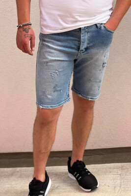 STRAIGHT MAN SHORT JEANS BLUE/BLU 