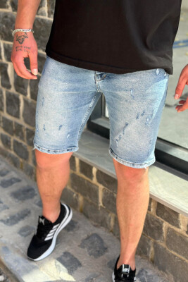 STRAIGHT MAN SHORT JEANS BLUE/BLU 