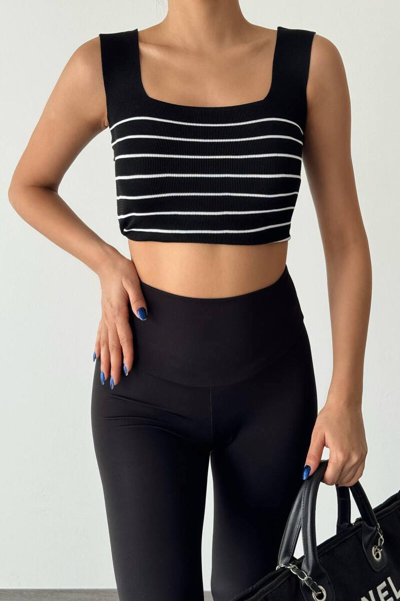 STRAPSAND LINES WOMAN TOP BLACK/ E ZEZE - 2