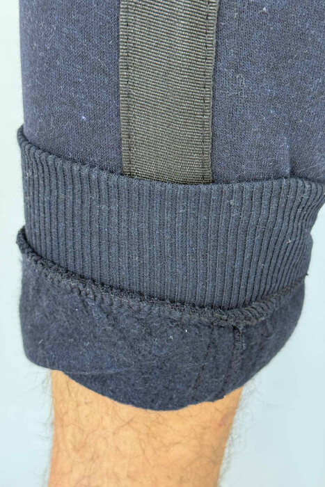 ONE COLOR STRIPED MEN SWEATPANTS BLUE/BLU - 3