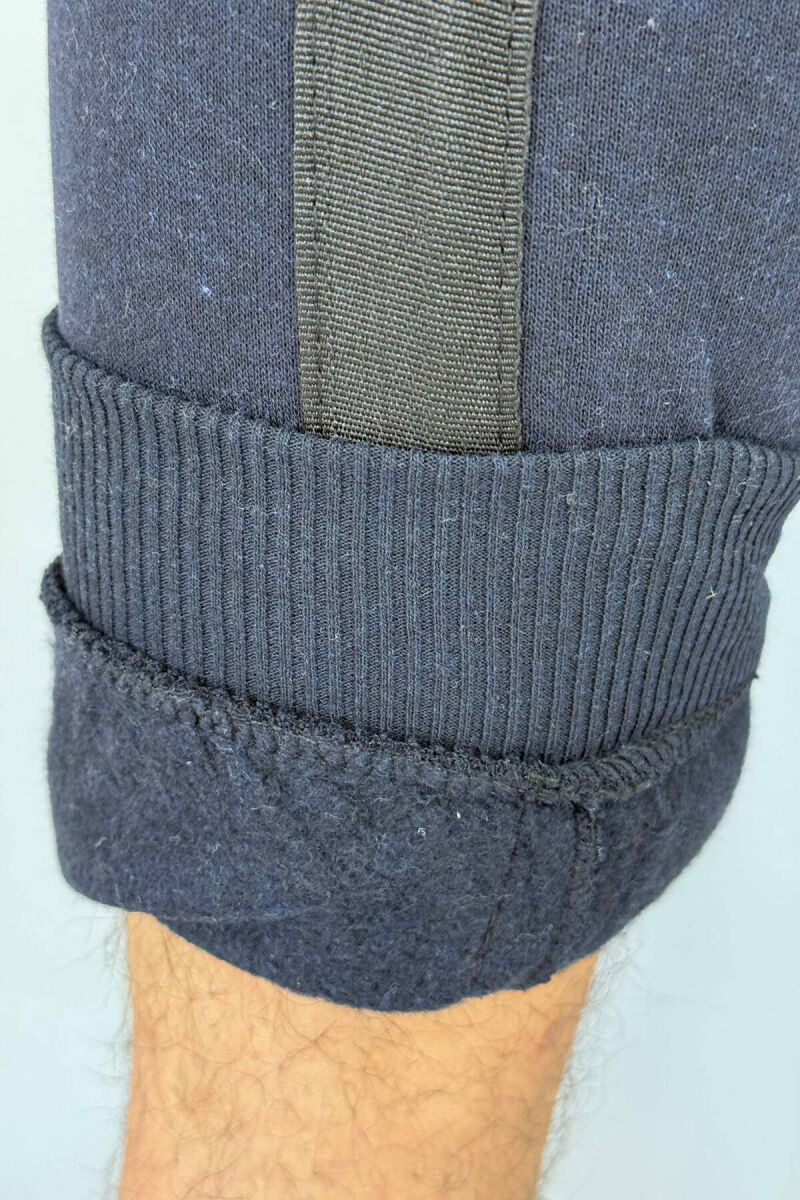 ONE COLOR STRIPED MEN SWEATPANTS BLUE/BLU - 3