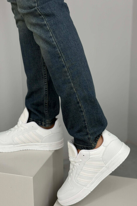 STRIPES SIMPLE MEN SNEAKERS WHITE-E BARDHE - 2