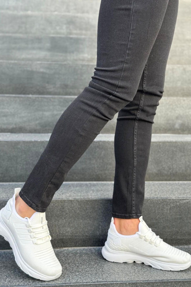 STRIPES SIMPLE MEN SNEAKERS WHITE-E BARDHE - 1