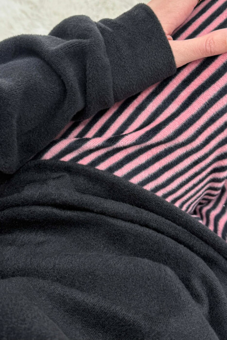 SUNSHINE FRONT WRITTING WOMEN PYJAMAS BLACK/ E ZEZE - 5