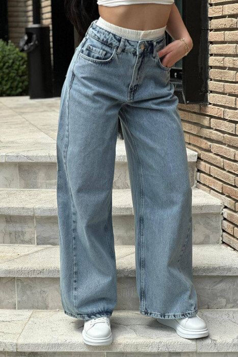 SUPER BAGGY WOMAN JEANS BLUE/BLU - 1