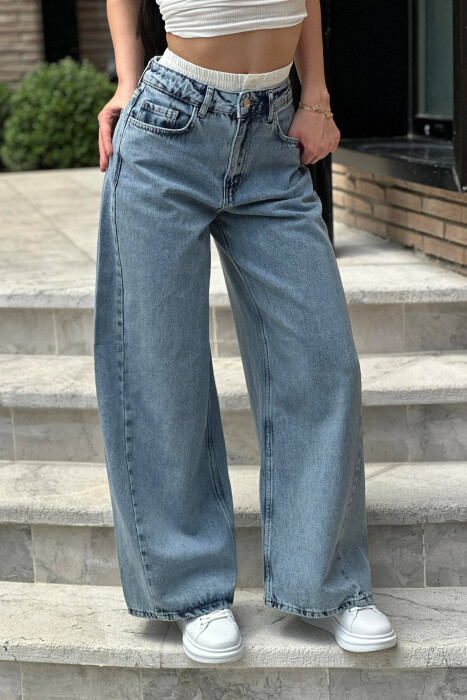 SUPER BAGGY WOMAN JEANS BLUE/BLU - 3