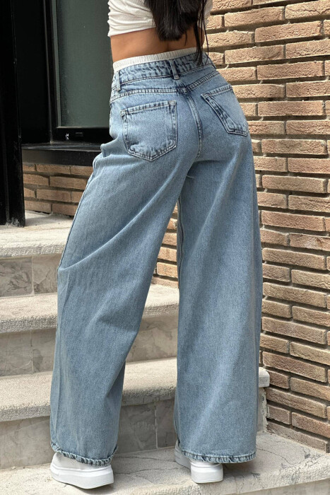 SUPER BAGGY WOMAN JEANS BLUE/BLU - 5