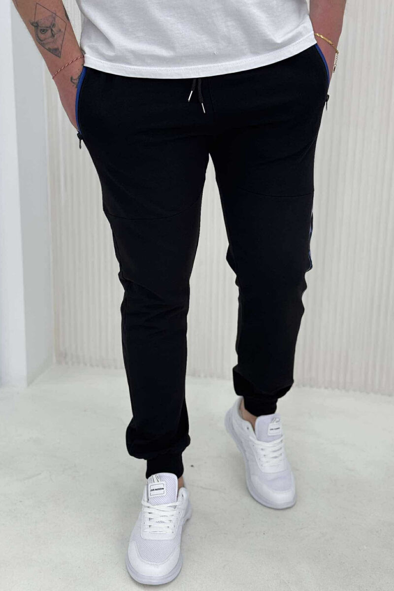 SUPER WRITTING MEN SWEATPANTS BLACK/ E ZEZE - 2