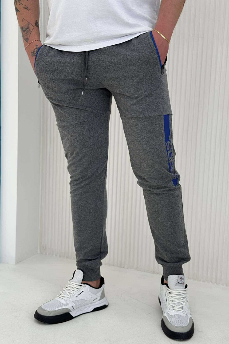 SUPER WRITTING MEN SWEATPANTS GREY/GRI - 1